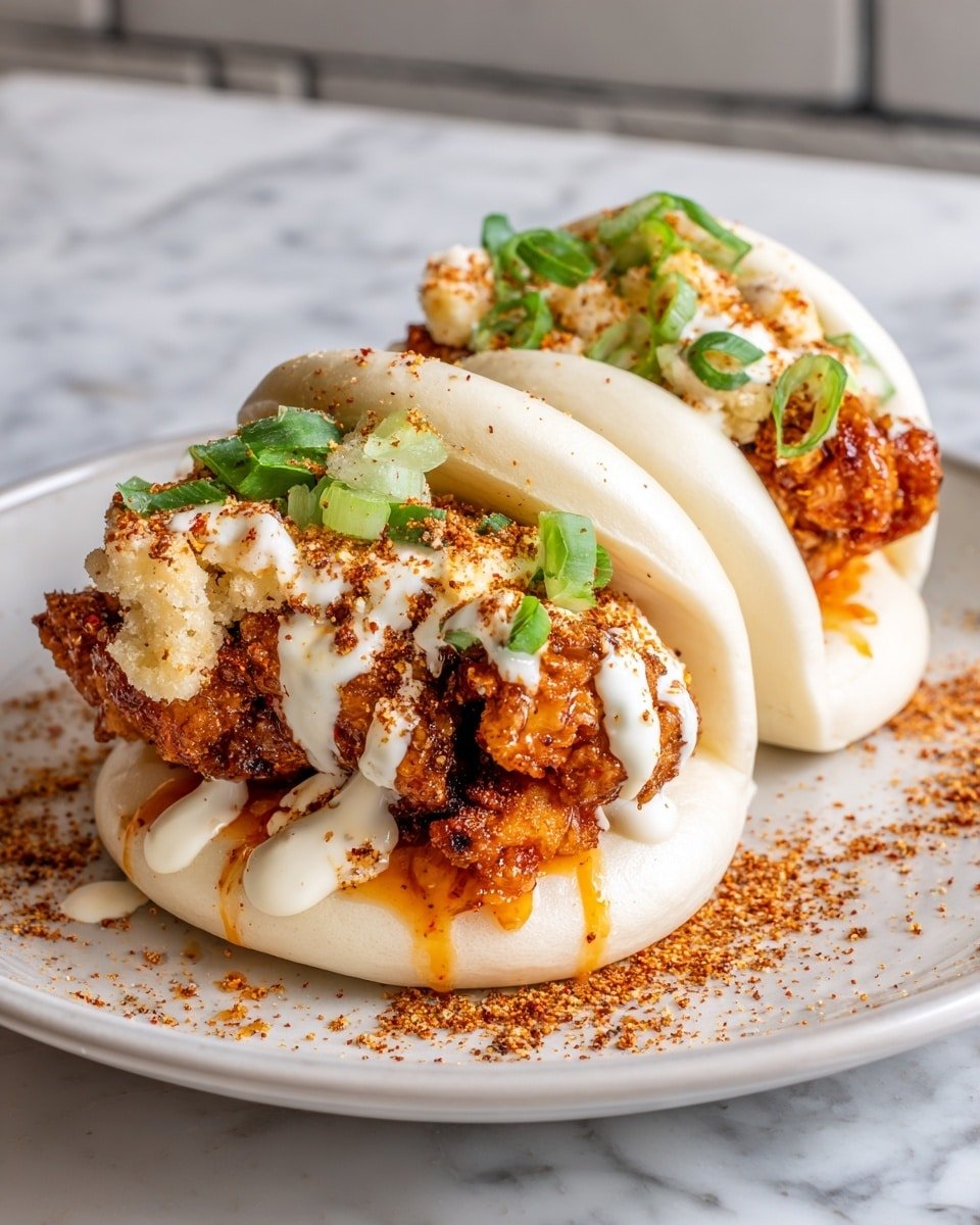 Dynamite Chicken Buns Recipe - Recipe Image — Dynamite Chicken Buns, spicy chicken buns, Asian stuffed buns, savory chicken bread, fluffy chicken buns