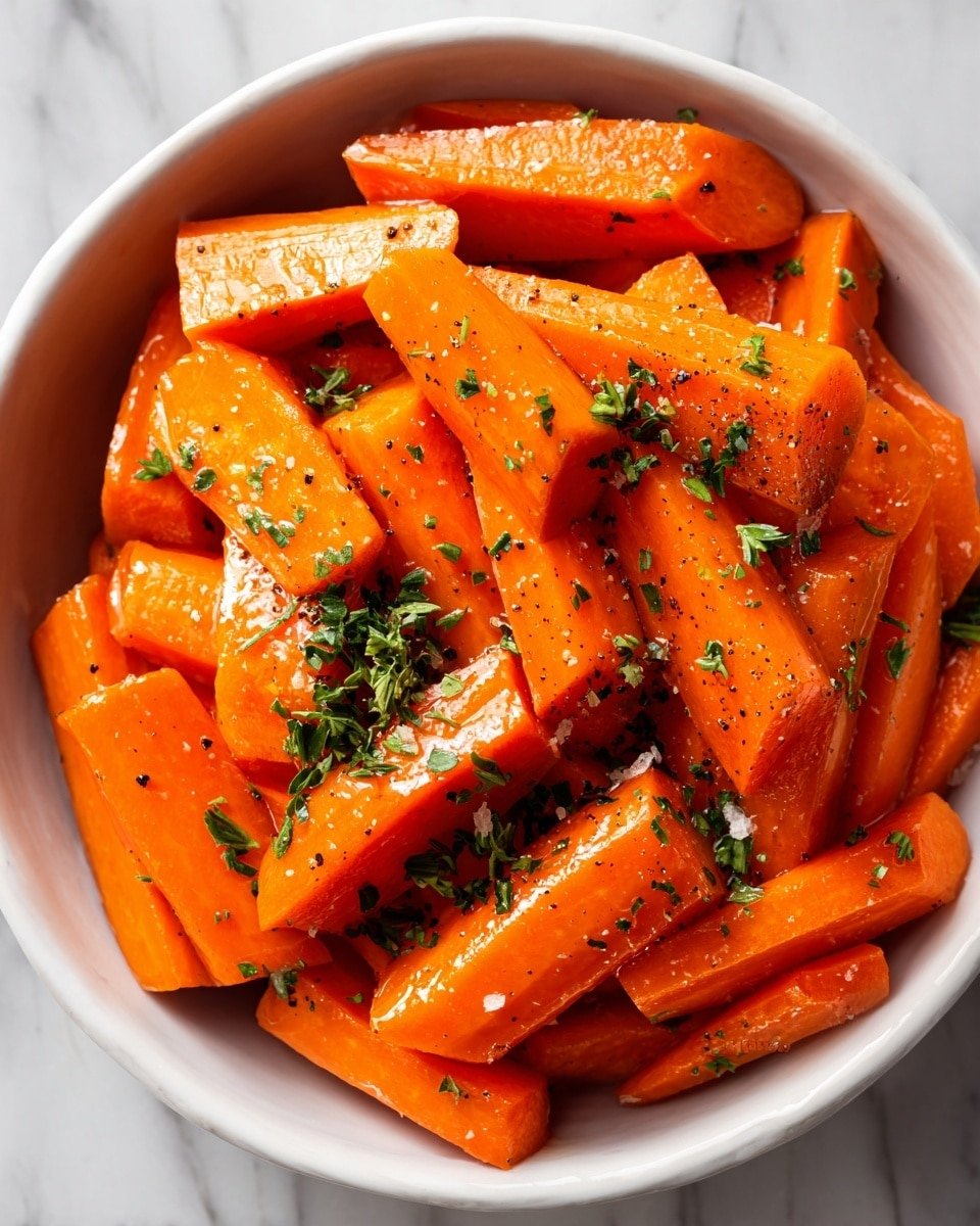 Brown Sugar Glazed Carrots Recipe - Recipe Image — Brown Sugar Glazed Carrots, glazed carrot side dish, sweet carrot recipes, easy glazed carrots, holiday carrot side
