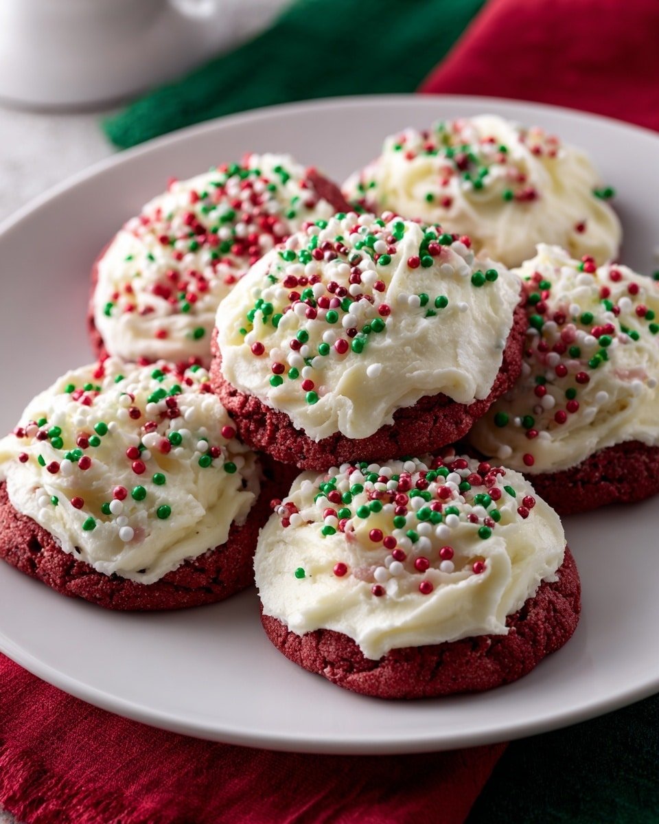 Lofthouse Cookies Recipe with Frosting and Sprinkles Recipe - Recipe Image — Lofthouse Cookies, frosting and sprinkles, soft bakery-style cookies, homemade cookie recipe, colorful frosted cookies