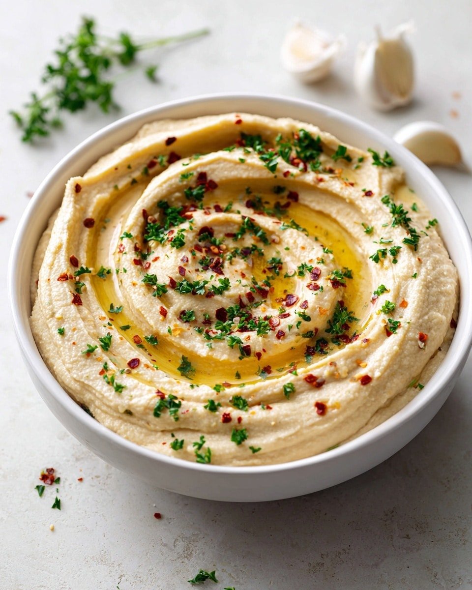 Easy Hummus without Tahini Recipe - Recipe Image — Easy Hummus without Tahini, tahini-free hummus, quick homemade hummus, creamy chickpea dip, healthy snack ideas