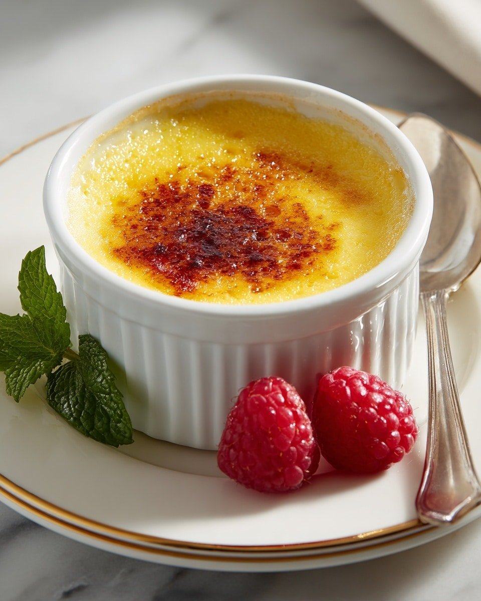Crème Brûlée Recipe - Recipe Image — Crème Brûlée dessert, classic Crème Brûlée, homemade Crème Brûlée, easy Crème Brûlée recipe, elegant French dessert