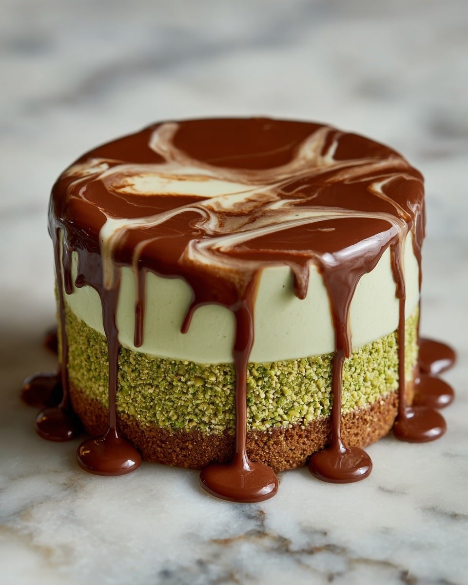 Dubai Pistachio Cheese Bomb Recipe - Recipe Image — Dubai Pistachio Cheese Bomb, pistachio dessert recipes, no-bake Middle Eastern desserts, nut-filled sweet treats, decadent pistachio desserts