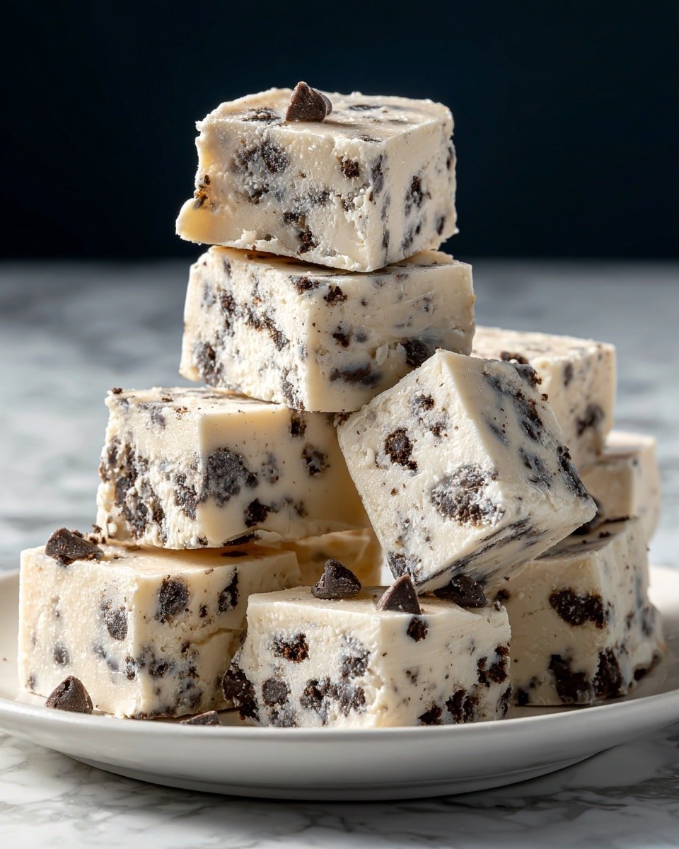 Oreo Fudge Recipe - Recipe Image — Oreo Fudge, Oreo dessert, easy fudge recipes, white chocolate Oreo fudge, quick Oreo treat