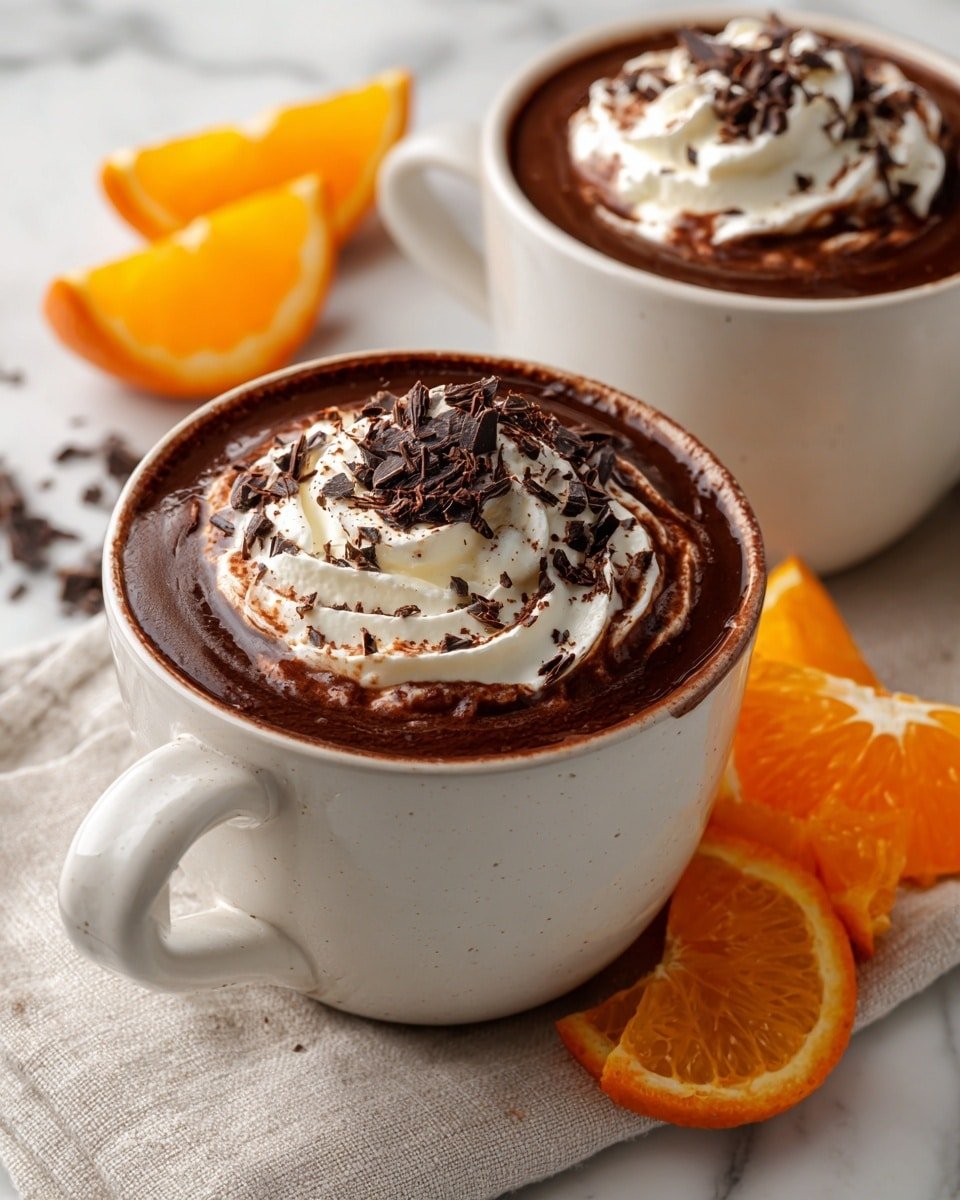 Orange Hot Chocolate Recipe - Recipe Image — Orange Hot Chocolate, orange hot chocolate recipe, winter hot chocolate, citrus hot chocolate, cozy winter drinks