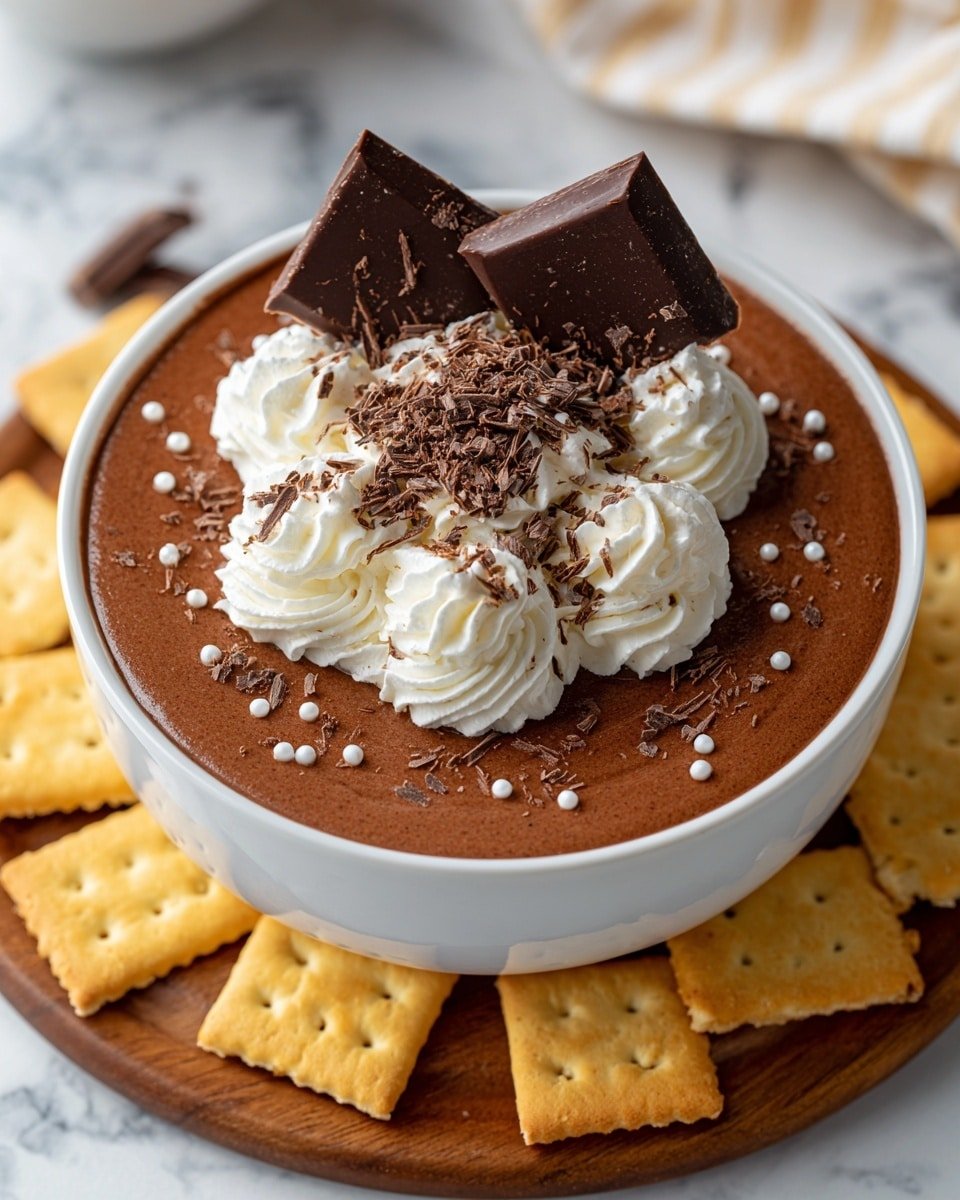 Hot Cocoa Dip Recipe - Recipe Image — Hot Cocoa Dip, chocolate dip for snacks, creamy hot cocoa spread, easy hot cocoa dessert, best chocolate dip recipe