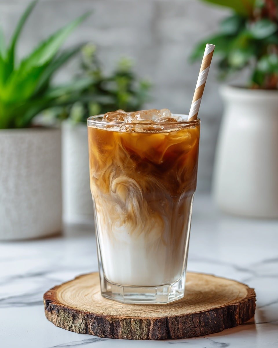 Hojicha Latte (Hot or Iced) Recipe - Recipe Image — Hojicha Latte, roasted green tea latte, iced Hojicha latte, hot Hojicha latte, easy tea latte recipes