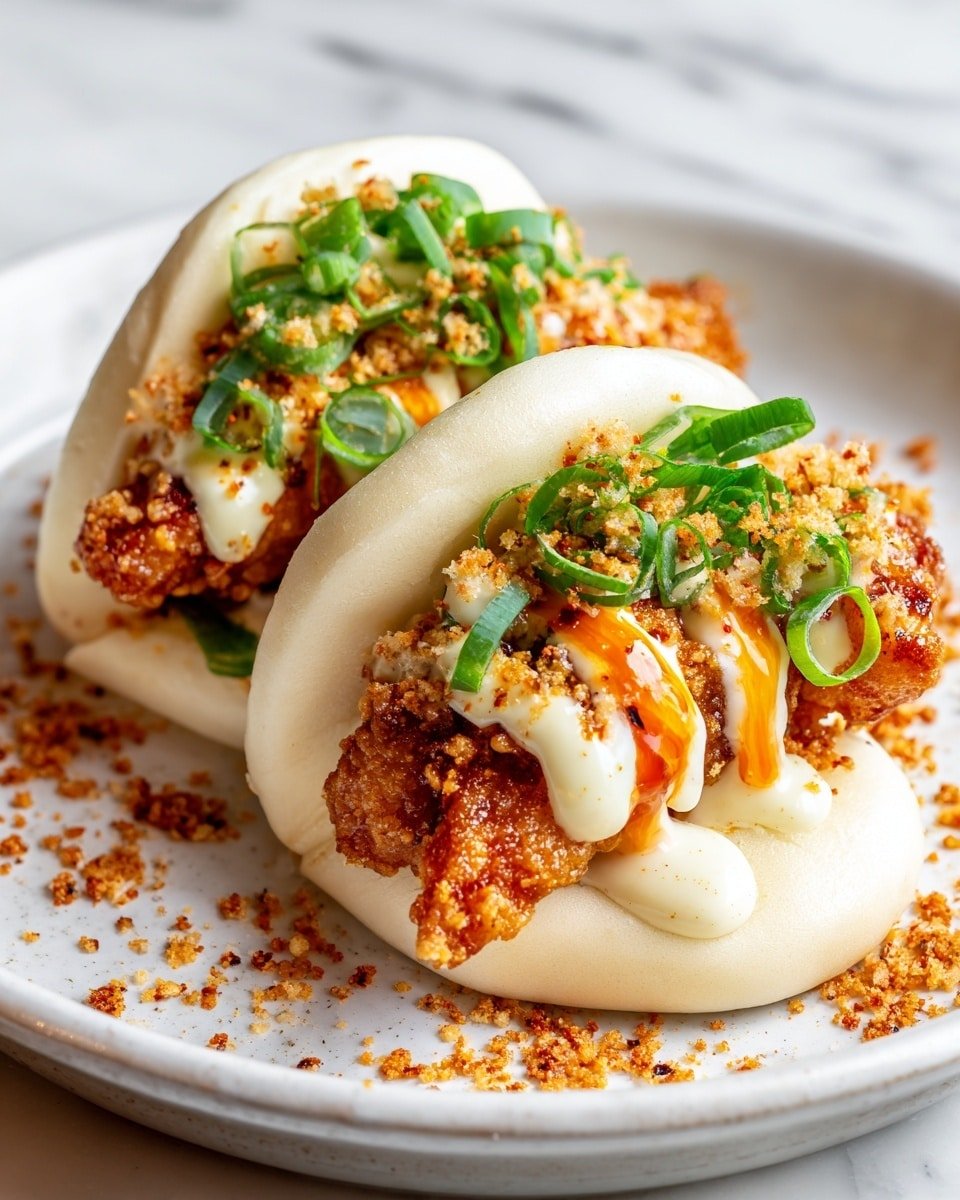 Dynamite Chicken Buns Recipe - Recipe Image — Dynamite Chicken Buns, spicy chicken buns, Asian stuffed buns, savory chicken bread, fluffy chicken buns