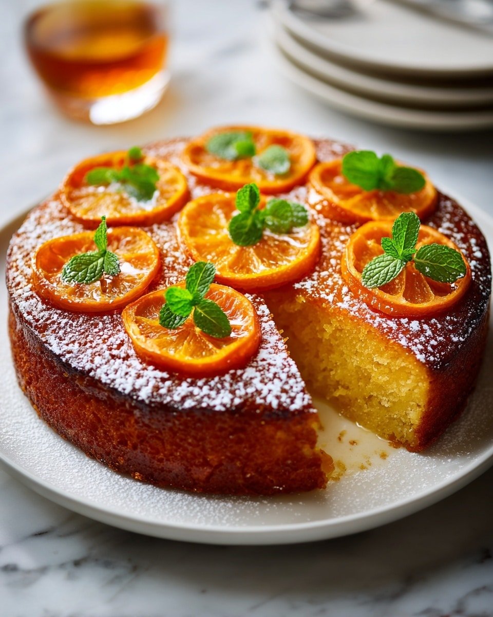 Mediterranean Orange Cardamom Olive Oil Cake Recipe - Recipe Image — Mediterranean Orange Cardamom Olive Oil Cake, citrus olive oil cake, orange and cardamom cake, Mediterranean citrus cake, easy olive oil cake recipe