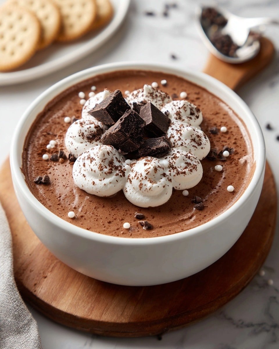 Hot Cocoa Dip Recipe - Recipe Image — Hot Cocoa Dip, chocolate dip for snacks, creamy hot cocoa spread, easy hot cocoa dessert, best chocolate dip recipe