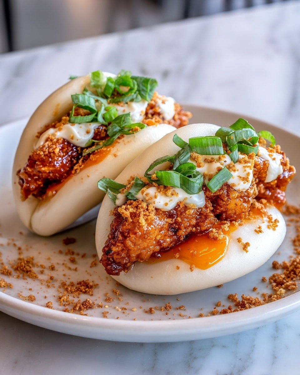 Dynamite Chicken Buns Recipe - Recipe Image — Dynamite Chicken Buns, spicy chicken buns, Asian stuffed buns, savory chicken bread, fluffy chicken buns