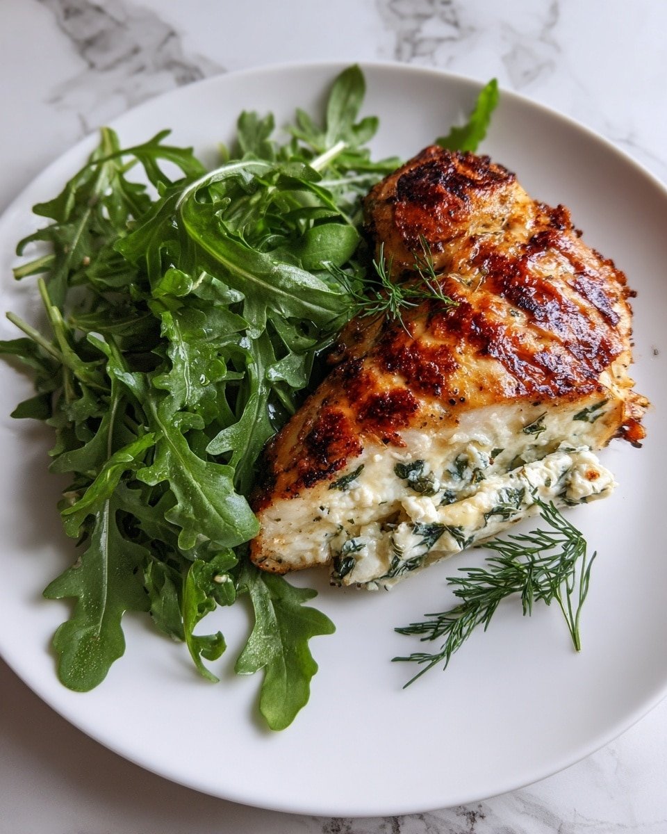 Herb Ricotta Stuffed Chicken Breast Recipe - Recipe Image — Herb Ricotta Stuffed Chicken Breast, stuffed chicken breasts with herbs and ricotta, flavorful chicken dinner, easy healthy chicken recipes, elegant weeknight dinner