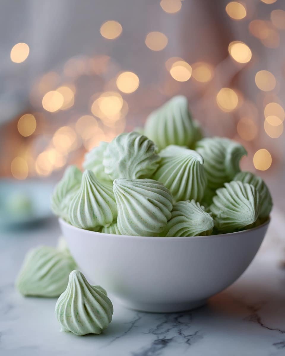 Delightful Piped Cream Cheese Mints for Every Celebration Recipe - Recipe Image — Delightful Piped Cream Cheese Mints, cream cheese mint recipes, holiday mint candies, easy celebration mints, homemade peppermint candies
