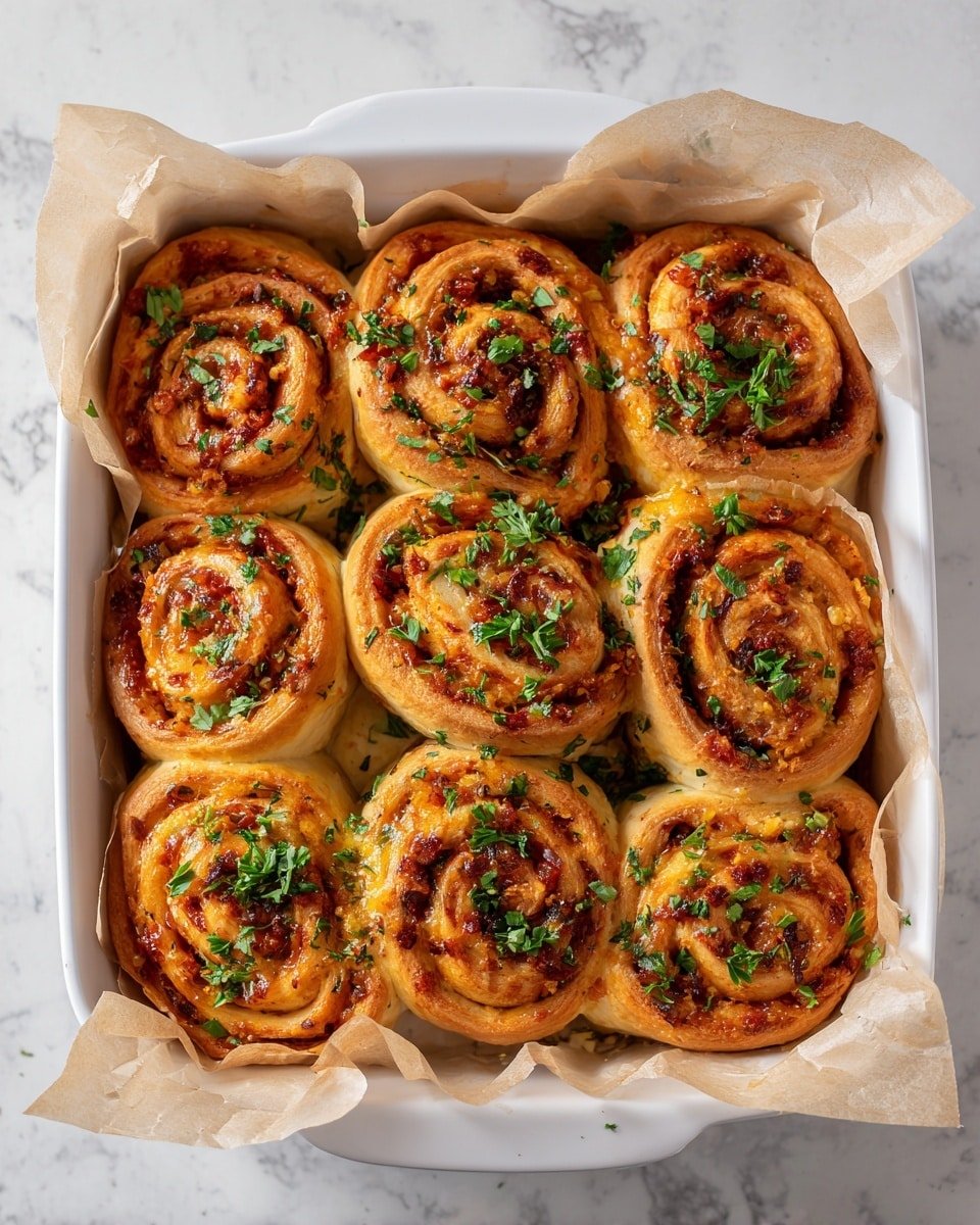 Bacon & Cheese Rolls with Garlic Butter Recipe - Recipe Image — Bacon & Cheese Rolls with Garlic Butter, savory bacon cheese rolls, homemade bacon cheese rolls, cheesy bread rolls recipe, garlic butter stuffed rolls