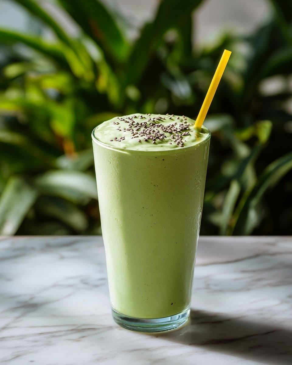 Healthy Green Smoothie Recipe - Recipe Image — Healthy Green Smoothie, green smoothie recipe, healthy smoothie ideas, nutritious green drink, easy green smoothie