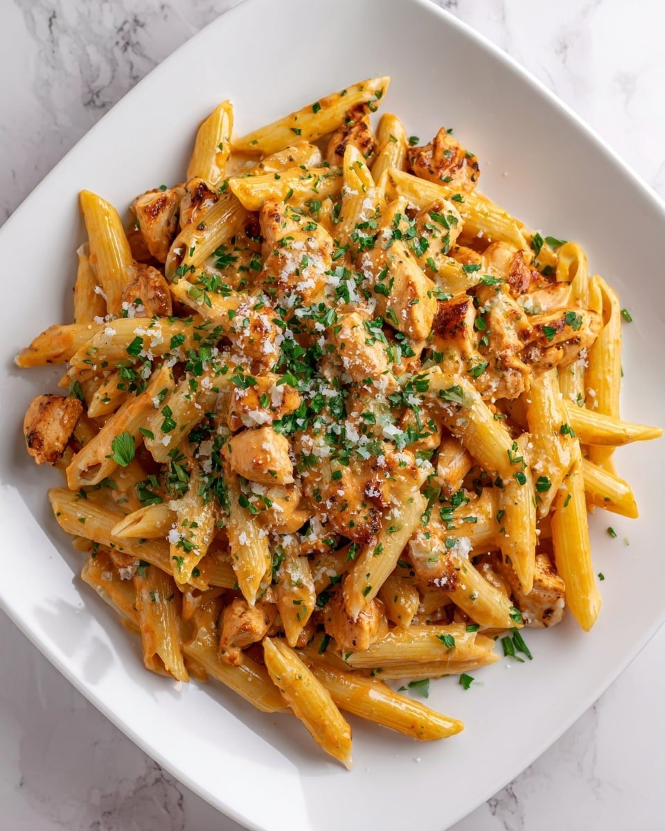 Creamy Buffalo Chicken Pasta Recipe - Recipe Image — Creamy Buffalo Chicken Pasta, Buffalo Chicken Pasta, Spicy Chicken Pasta, Easy Buffalo Pasta Dinner, Comforting Buffalo Pasta Dish