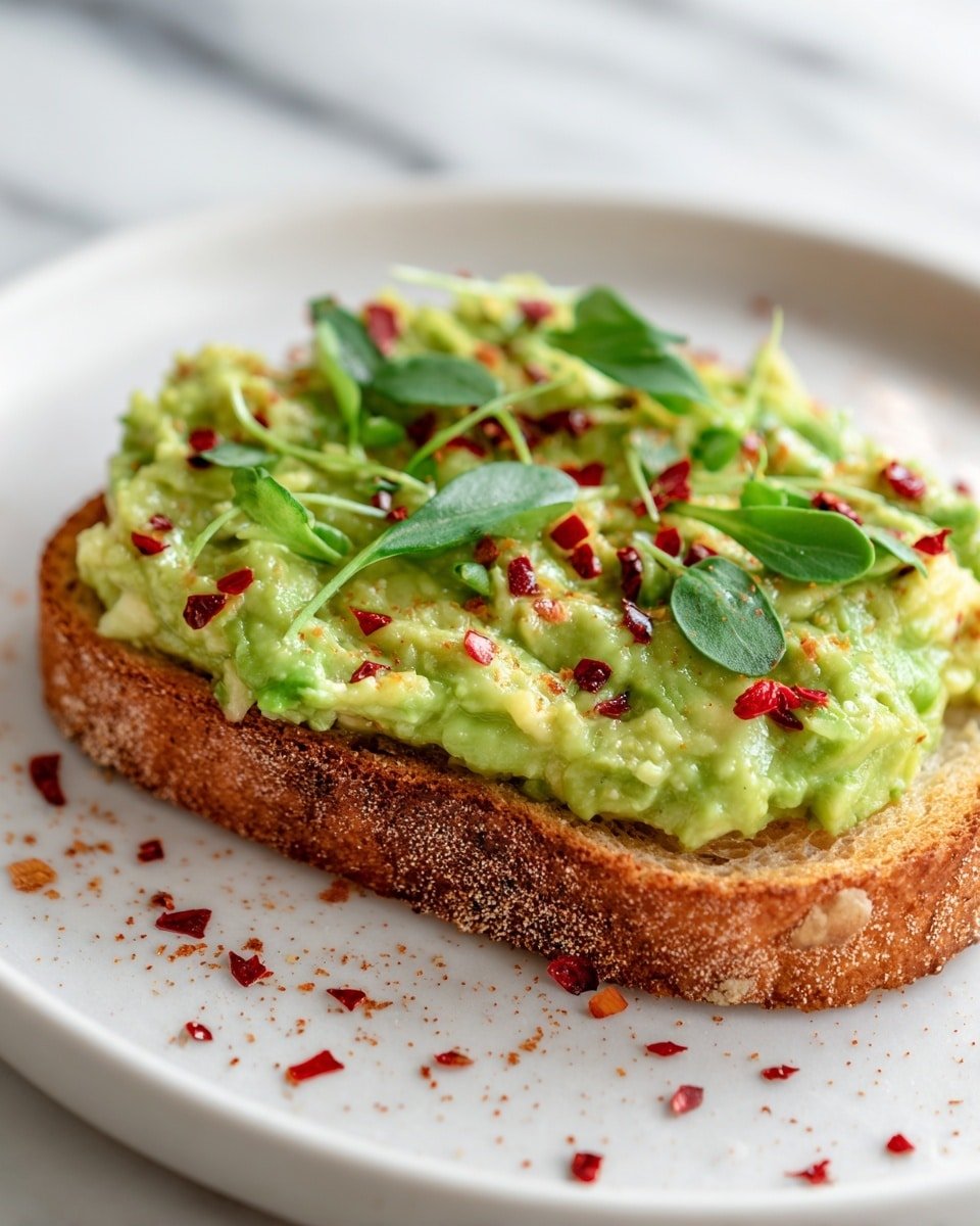 Sourdough Avocado Toast Recipe - Recipe Image — Sourdough Avocado Toast, avocado toast with sourdough, healthy breakfast ideas, easy sourdough recipes, brunch ideas with avocado