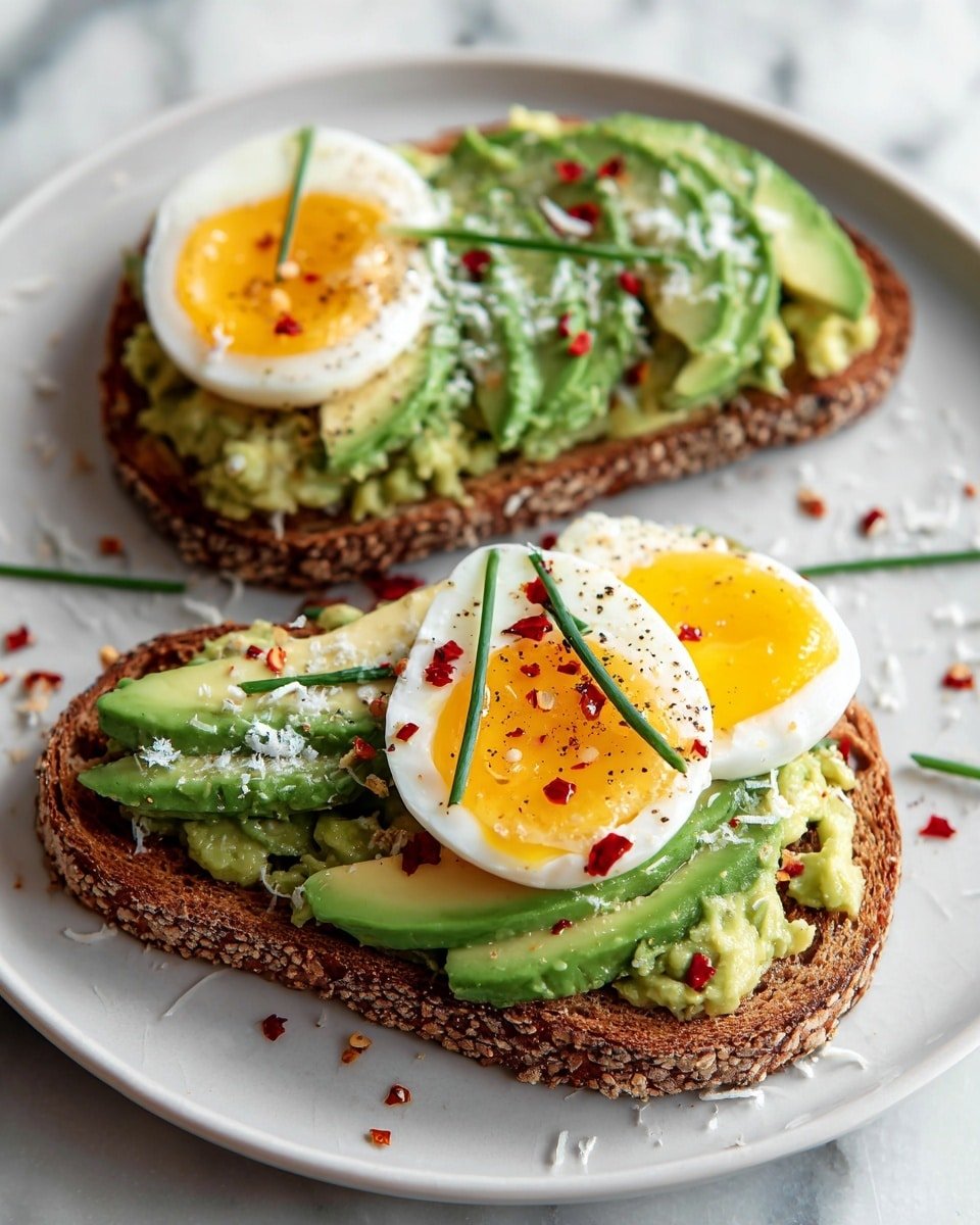 Sourdough Avocado Toast Recipe - Recipe Image — Sourdough Avocado Toast, avocado toast with sourdough, healthy breakfast ideas, easy sourdough recipes, brunch ideas with avocado