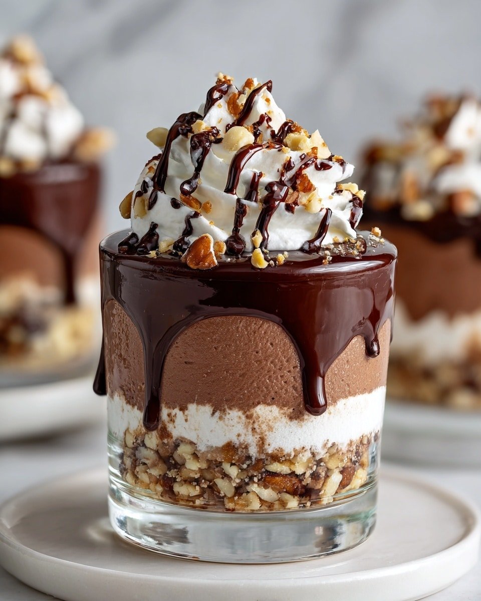 Chocolate Hazelnut Mousse Recipe - Recipe Image — Chocolate Hazelnut Mousse, chocolate hazelnut mousse recipe, easy chocolate mousse, decadent dessert, holiday chocolate dessert