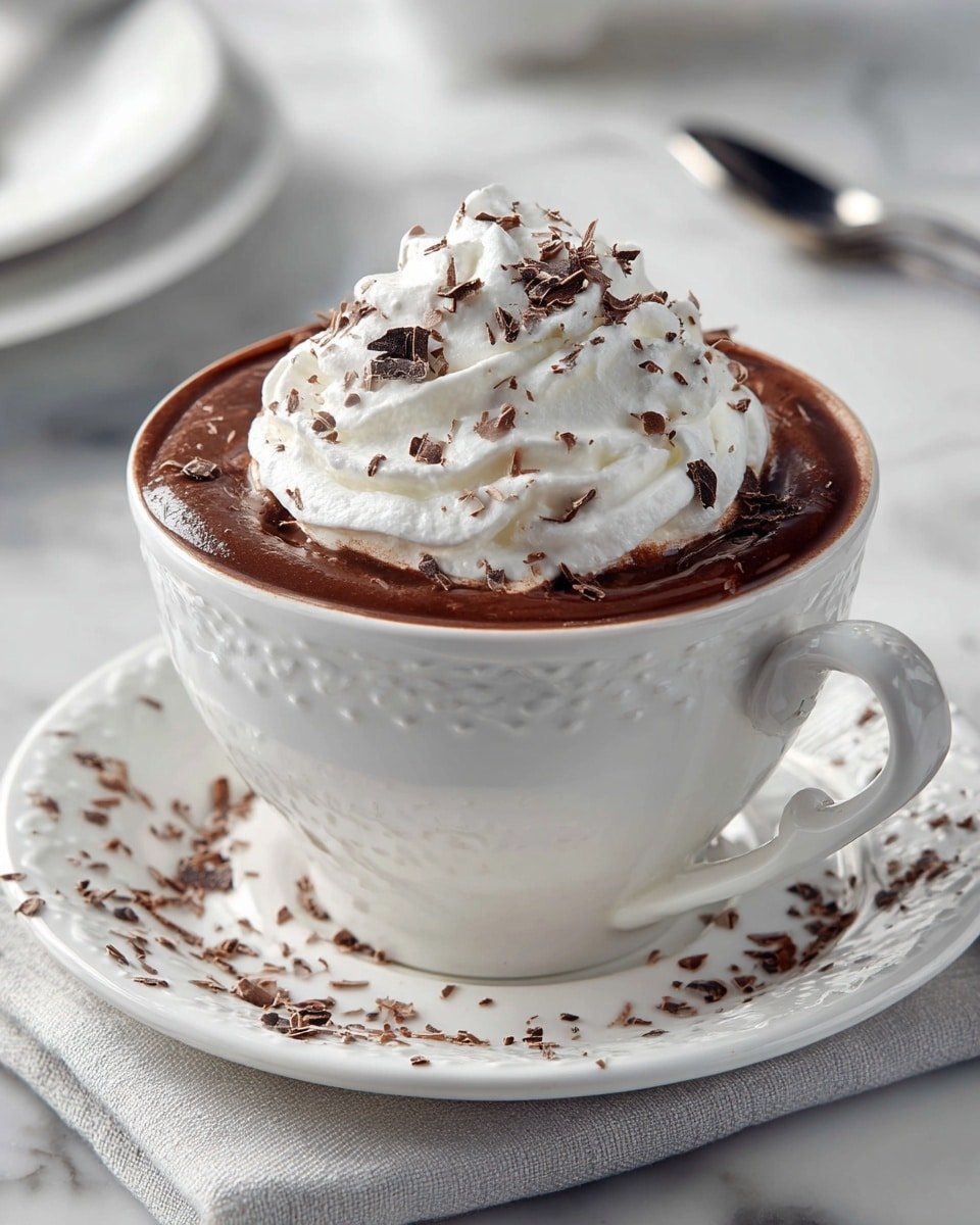 Cioccolata Calda fatta in Casa con Cacao Amaro, Zucchero e Amido Recipe - Recipe Image — Cioccolata Calda fatta in Casa con Cacao Amaro, Zucchero e Amido, Homemade Italian Hot Chocolate, Rich Chocolate Drink Recipe, Comforting Hot Chocolate