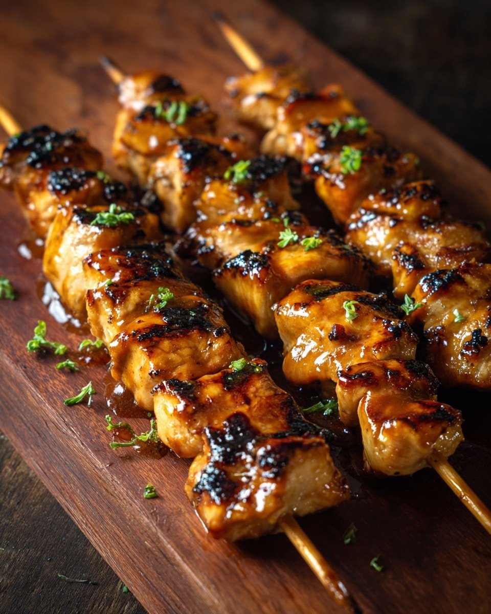 Thai Coconut Chicken Skewers Recipe - Recipe Image — Thai Coconut Chicken Skewers, Thai Chicken Skewers, Coconut Chicken Recipes, Thai Grilled Chicken, Easy Asian Skewers