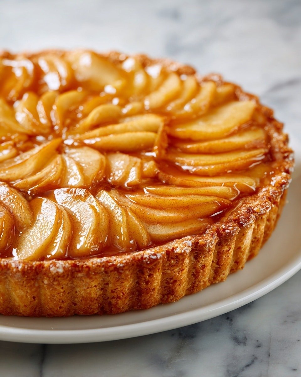 French Cinnamon Apple Tart Recipe - Recipe Image — French Cinnamon Apple Tart, cinnamon apple tart, fall apple dessert, elegant fruit tart, homemade apple tart