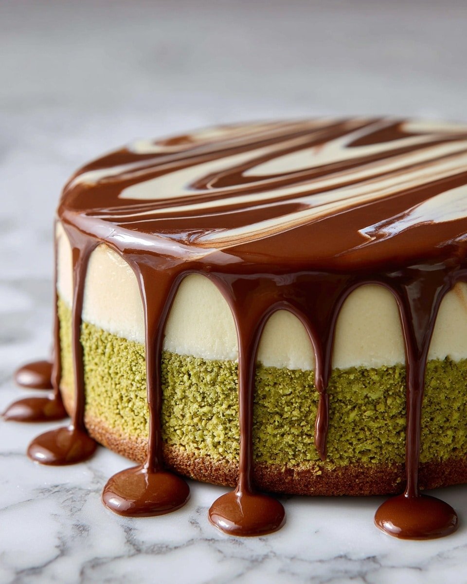 Dubai Pistachio Cheese Bomb Recipe - Recipe Image — Dubai Pistachio Cheese Bomb, pistachio dessert recipes, no-bake Middle Eastern desserts, nut-filled sweet treats, decadent pistachio desserts