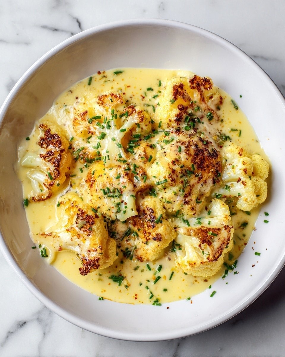 Cheesy Cauliflower Bake Recipe - Recipe Image — Cheesy Cauliflower Bake, cheesy cauliflower side dish, healthy cauliflower recipes, cheesy vegetable bake, comforting cauliflower casserole