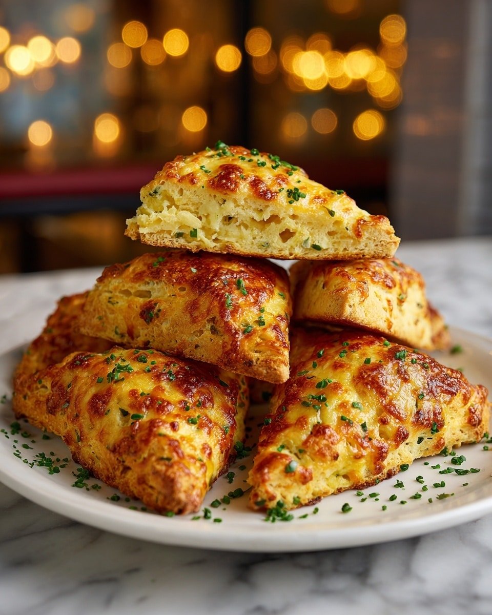 Zucchini Cheddar Scones Recipe - Recipe Image — Zucchini Cheddar Scones, savory zucchini scones, cheesy breakfast scones, vegetable scones recipes, quick brunch scones