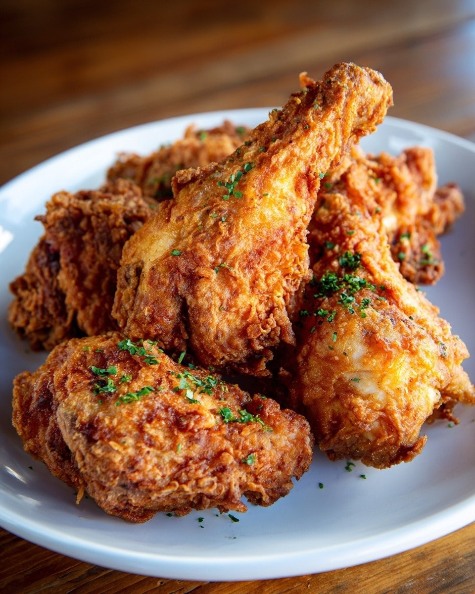 Crispy Fried Chicken Recipe - Recipe Image — Crispy Fried Chicken, crispy fried chicken recipe, homemade fried chicken, crunchy fried chicken, tender juicy fried chicken