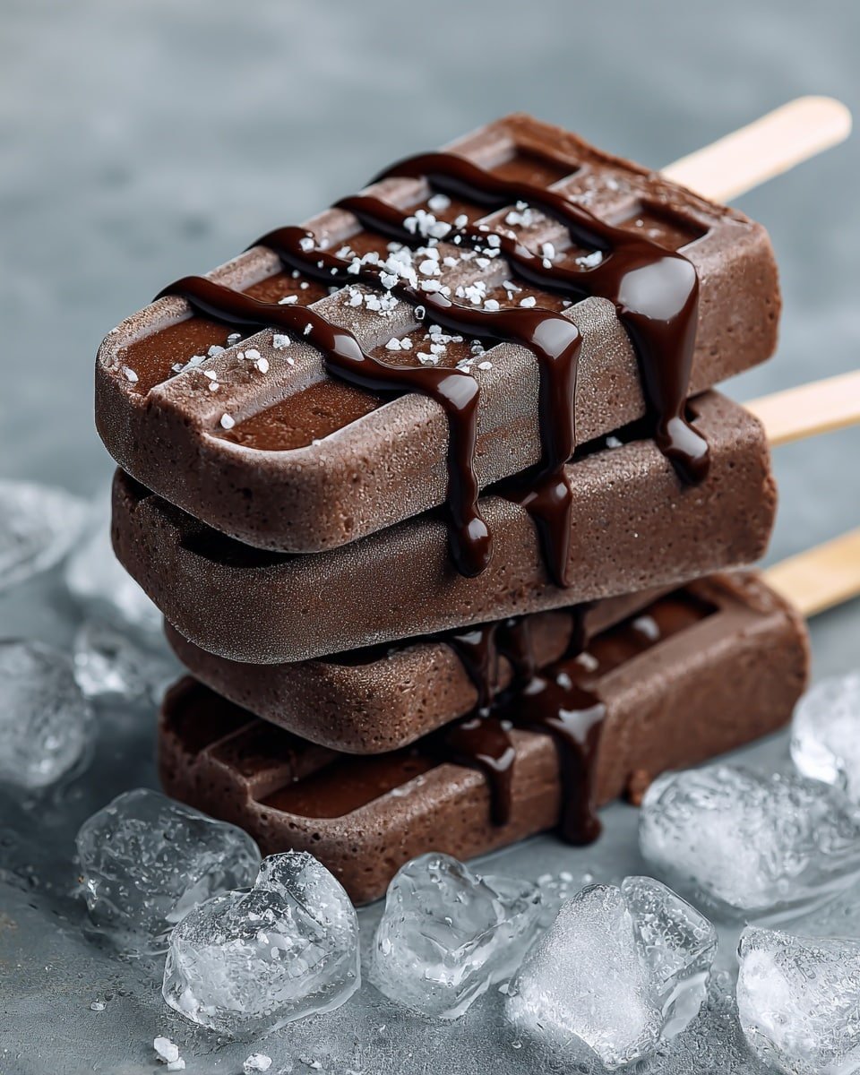Healthy Banana Cocoa Fudgesicles Recipe - Recipe Image — Healthy Banana Cocoa Fudgesicles, nutritious frozen treats, homemade vegan fudgesicles, easy healthy dessert, banana cocoa popsicles