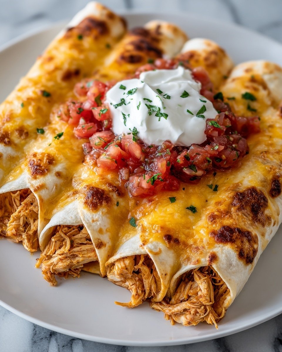 Easy Baked Chicken Taquitos Recipe - Recipe Image — Easy Baked Chicken Taquitos, crispy baked chicken taquitos, quick chicken taquitos, healthy baked taquitos, simple taquitos recipe