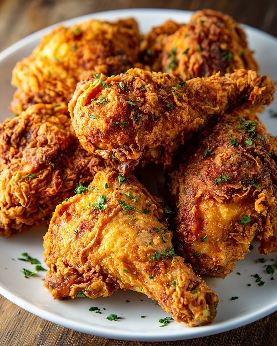 Crispy Fried Chicken Recipe - Recipe Image — Crispy Fried Chicken, crispy fried chicken recipe, homemade fried chicken, crunchy fried chicken, tender juicy fried chicken