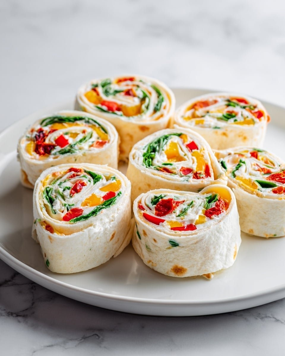 Pepper Jelly & Cream Cheese Pinwheels Recipe - Recipe Image — Pepper Jelly & Cream Cheese Pinwheels, easy appetizer recipes, party snack ideas, quick party bites, creamy pepper jelly pinwheels