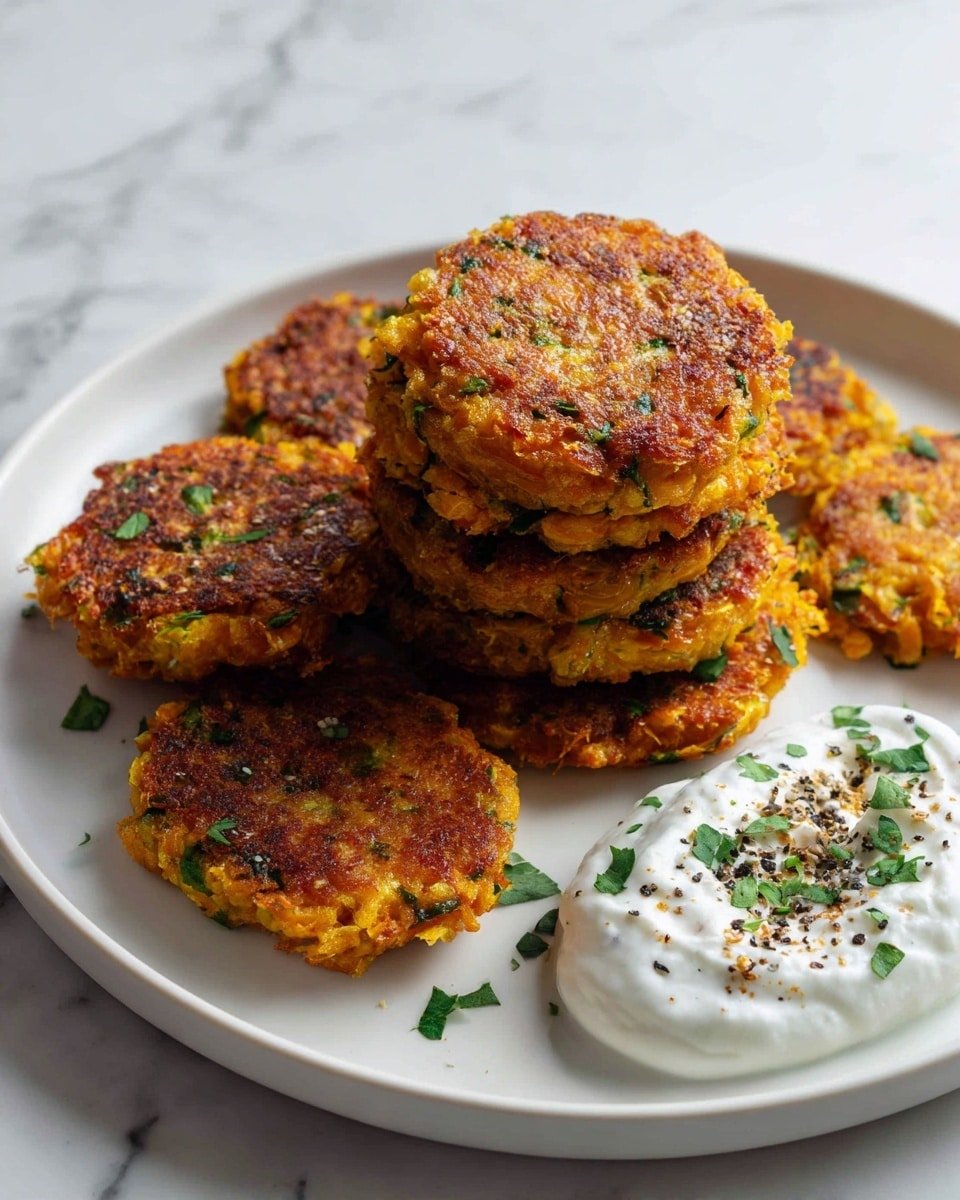 Healthy Carrot Fritters Recipe - Recipe Image — Healthy Carrot Fritters, healthy fritters, carrot snack recipes, vegetarian fritter ideas, easy vegetable fritters