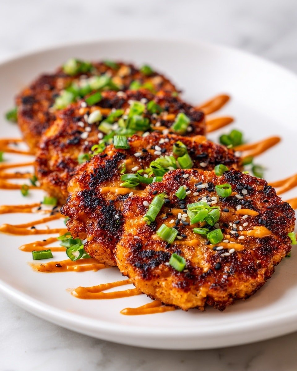 Asian Tuna Cakes with Spicy Mayo Recipe - Recipe Image — Asian Tuna Cakes with Spicy Mayo, tuna cake recipe, spicy mayo dipping sauce, quick seafood dinner, Asian-inspired appetizers
